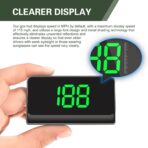 1 PC Car Heads Up Display, Universal High Definition Windshield Speedometer Projector, Car HUD Digital Speedometer, for Most Cars, Trucks, SUVs (Green #2) - Image 3