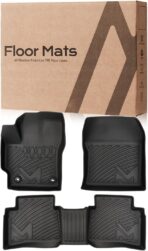 TPE Automotive Floor Mats Custom for 2020-2025 Toyota Corolla(Include Hybrid Exclude Hatchback), All Weather Cover Protection Waterproof Black Floor Liner Front & Rear Row Full Set Car Mats, 3PCS - Image 7