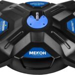 MEKOH 16.5” Pressure Washer Surface Cleaner, Large Lightweight Driveway Pressure Washer Attachment 3600PSI, 4 Caster Wheels, 1/4” Quick Connect, Universal Gas & Electric Power Washer Surface Cleaner