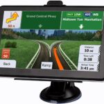GPS Navigation for Car, Latest 2026 Map 7 inch Touch Screen Car GPS, Voice Turn Direction Guidance, Support Speed and Red Light Warning, Pre-Installed North America Lifetime map Free Update