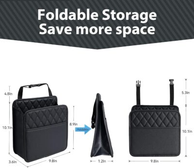 Car Seat Back Hanging Bag Car Document Holder Multi-Pocket Bottle Bag Storage Box Organizer Travel Tidy Pouch Pocket Kids - Image 4