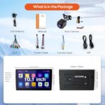 10.1" Double Din Car Stereo, Touchscreen Car Radio with Wireless Apple CarPlay & Android Auto, Bluetooth 4.1, HD Backup Camera, Mirror Link, GPS Navigation, WiFi, Voice Control, 2+64GB, FM/AM - Image 9