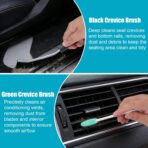 XANGNIER Car Detailing Kit Interior,Car Cleaning Interior Cleaner Brush Kit Tool,Car Care Detail & Clean Supplies Accessories Kits,Suitable for Auto,SUV,Truck,Sedan,Dashboard,Panel,10 Pcs Tools Sets - Image 3