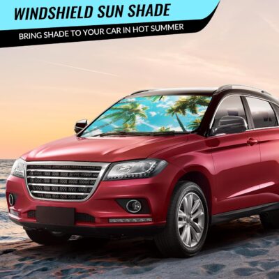Windshield Sun Shade - Car Windshield Sun Shade for UV Protection Heat Reduction 2025 Sun Visor for Car Interior (55"x31.5") - Image 9