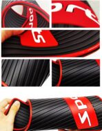 Universal Mud Flaps for Cars & Sedans - 4PCS Short (10.6"x9") Classic Splash Guards, Drill-Mount Installation with Tools & Screws - Image 4