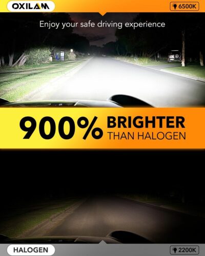 OXILAM H1/H1LL LED Bulbs 30000LM 6500K White Ultra-Bright, 5 Min Quick Install, 60000H Lifespan, No Flicker, 99% Compatibility - Image 2