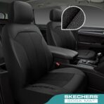 Skechers Car Seat Covers,GOGA Mat Oxford Cloth Seat Covers,Waterproof Car Seat Covers Front Seats,Automotive Universal Fit Seat Cover for Most Cars, Suvs, Trucks,Black - Image 2