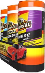 Car Wipes Multi-Pack by Armor All, Cleans Vehicle Interior and Exterior, Includes Armor All Protectant Wipes, Glass Wipes, and Cleaning Wipes, 3-Pack, 30 Car Wipes Each - Image 8