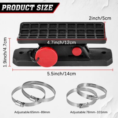 Quick Release Roll Bar Fire Extinguisher Mount Holder Extinguisher Mounting Bracket Compatible with for Ford Bronco Jeep Wrangler Gladiator UTV Polaris RZR Ranger ATV - Image 7