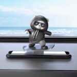 Kwak's Car Dashboard Decor Cute Interior Accessories Ornaments (Black)