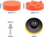 Petutu Car Foam Drill Polishing Pad Kit 22 PCS, 3 Inch Buffing Pads - Image 2