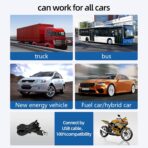 Universal Car HUD Head Up Display T900, with Satellite Clock, Single Driving Time and Single Driving Distance, Work for All Vehicles - Image 7