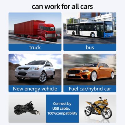 Universal Car HUD Head Up Display T900, with Satellite Clock, Single Driving Time and Single Driving Distance, Work for All Vehicles - Image 7