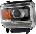 ALLIGATOR AUTO LIGHTS Compatible with GMC Sierra 1500 2014-2015, 2500HD/3500HD 2015-2019 Headlight Assembly Pair, with LED DRL, Bulbs Included, Halogen - Image 9