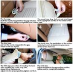 Suninbox Car Seat Covers Universal Car Seat Covers Pads Mat,Buckwheat Hull Bottom Seat Covers for Cars,Cooling Seat Covers Breathable Comfortable Ventilated (Beige Front Seat) - Image 7