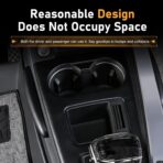 2 PCS Car Arm Rest Elbow Pads,Comfortable Car Arm Rest Cushion with Memory Foam Pad for Arm Support,Universal Car Door Armrest Pad, Universal for Most Cars, Trucks, SUVs (Black) - Image 7