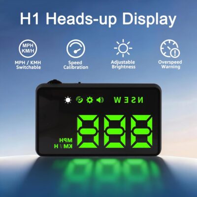 Heads up Display for Cars,Car HUD,Head up Display for Car,Car Speedometer Display,Automatic Brightness Adjustment,Speeding Alert,USB Cable Plug & Play - Image 3