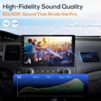 10.1" Double Din Car Stereo, Touchscreen Car Radio with Wireless Apple CarPlay & Android Auto, Bluetooth 4.1, HD Backup Camera, Mirror Link, GPS Navigation, WiFi, Voice Control, 2+64GB, FM/AM - Image 4