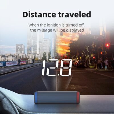 Heads up Display for Cars Car HUD M4, Digital Speedometer for Car OBD2 Speedometer with Speed, Voltage, Water Temperature, etc., Suitable for Some Vehicles' speedometers after 2009 - Image 5