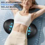 Lumbar Support Pillow,Ergonomic Memory Foam lumbar pillow for chair and Bed ,lower back support pillow for couch,Lower Back Pain Relief and Spine Support,lower Back Pillow for Chair,Car Seat Couch - Image 4