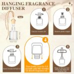 AROIC Car Air Freshener for Women, 6 Pack Air Freshener Diffuser, Mothers Day Gift for Mom, Hanging Essential Oil Air Freshener Diffuser Odor Eliminator, Cute Car Interior Decor Car Scents Accessories - Image 4