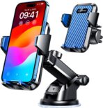 VANMASS【85+LBS Strongest Suction & Military-Grade Ultimate Car Phone Mount【Patent & Safety Certs】 Cell Phone Holder Truck for Dashboard Windshield Vent for iPhone 17 Pro Max 16 15 14, Blue