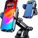 VANMASS【85+LBS Strongest Suction & Military-Grade Ultimate Car Phone Mount【Patent & Safety Certs】 Cell Phone Holder Truck for Dashboard Windshield Vent for iPhone 17 Pro Max 16 15 14, Blue