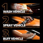 CERAKOTE® Platinum Rapid Ceramic Paint Sealant Spray - 14 oz. - 50 Wash Rating - Maximum Gloss & Shine – Extremely Hydrophobic – Unmatched Slickness - Ceramic Spray Coating - Image 4