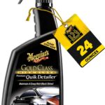 Meguiar's Gold Class High Gloss Premium Quik Detailer, High Lubricity Automotive Quick Detailer Spray that Preserves Wax and Leaves a Deep Dark Shine, 24 Oz Spray Bottle