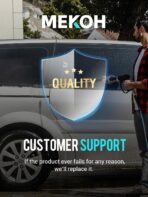 MEKOH 16.5” Pressure Washer Surface Cleaner, Large Lightweight Driveway Pressure Washer Attachment 3600PSI, 4 Caster Wheels, 1/4” Quick Connect, Universal Gas & Electric Power Washer Surface Cleaner - Image 9