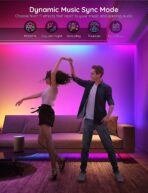 Govee 100ft RGBIC LED Strip Lights, Smart LED Lights Work with Alexa and Google Assistant, LED Lights for Bedroom WiFi App Control Segmented DIY Multiple Colors, Color Changing Light, (2 x 50ft) - Image 5