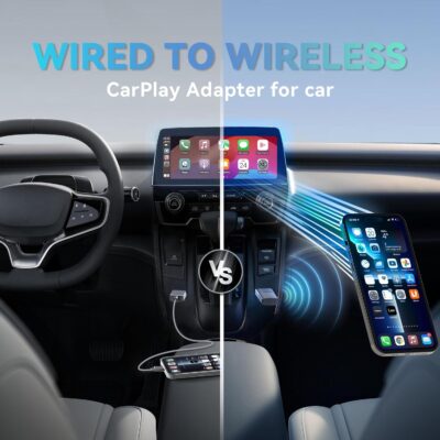 MINIX Wireless CarPlay Adapter for Apple Converts Cars Factory Wired CarPlay to Wireless CarPlay Compatible with iPhone iOS 10+ and 2016+ Cars, Slow Latency with USB C - Image 3