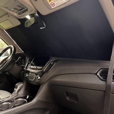 D-Lumina F150 Front Windshield Sun Shade - Compatible with Ford F-150 2021 2022 2023 2024 2025 - Foldable/Roll Up Car Window Heat Shield, Sunshade Protector - Image 2