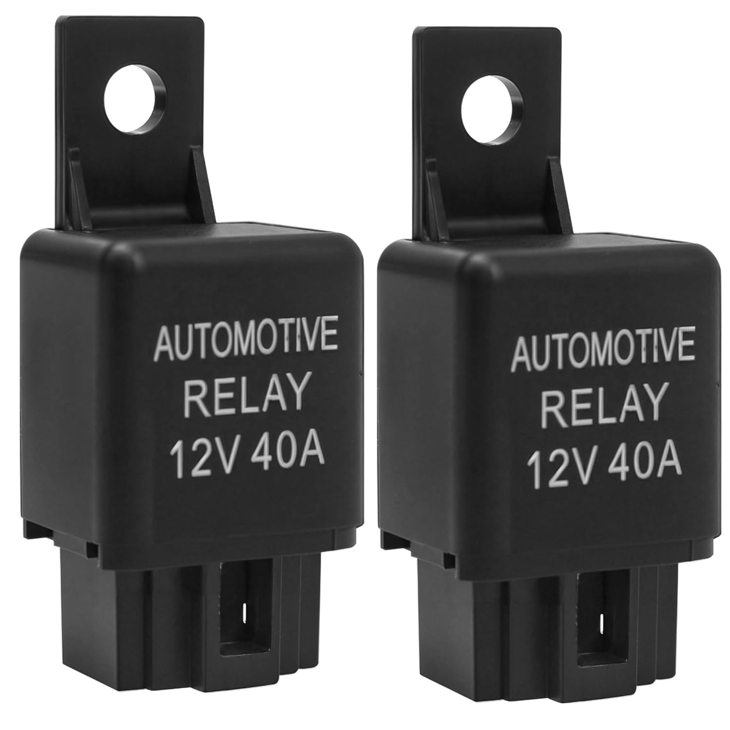 71G-Ah538GL._SL1500_.jpg 2Pcs 12V 40A Relay, Automotive 4 Pin Relays Fit for YL-388-S FLS821 Fog Driving Light, 12VDC 30A Universal Heavy Duty SPST Relay Replacement Kit for Air Fan Conditioner Starter Bar Wire Wiring Harness - Image 1