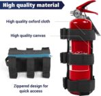 Voodonala Adjustable Roll Bar Fire Extinguisher Mount Holder 3 lb for Jeep Wrangler Unlimited CJ YJ LJ TJ JK JKU JL JLU 4XE,(Black,with Quick disassembly Zipper) - Image 3