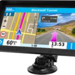 9" GPS Navigator for Car Truck RV, GPS Navigation System with 2026 Maps Free Lifetime Updates, Custom Truck Routing, Speed Camera Alerts, Day/Night Mode (Blue)