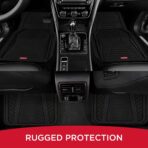 Rubbermaid Car Mat Full Set All-Weather Heavy-Duty 4 Pieces– Trim-to-Fit Universal Car Mats Full Set – Waterproof Rubber Floor Liners for Most Trucks, SUVs, Vans, and Sedans-Black - Image 5