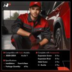 A-Premium Mud Flaps for Tesla Model Y 2020 2021 2022, 4 Pack No Drilling Required Mud Guards for Model Y Accessories - Image 4