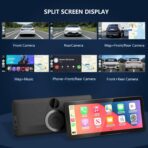 10" HD CarPlayScreen for Apple CarPlay & Android Auto, Featuring Mirror Link, Voice Control, Music Playback, GPS Navigation, Backup Camera, Bluetooth - Image 8