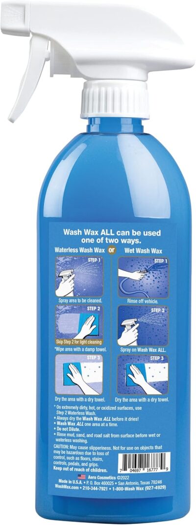 Complete Car Care Kit - Wash Wax ALL, Interior Cleaner, Tire Soap, Rubber Conditioner, Aircraft Grade & Quality for your Car, Boat & RV - Image 3