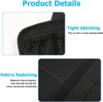 HZEL Car Trunk Organizer, Detachable Vehicle Backseat Storage Bag with 4 Compartments, Large Capacity Back Seat Organization Hanger with Lids, Space Saving Universal Automotive Accessories - Image 4