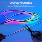 Interior Car LED Strip Lights with APP&Remote Control RGB 10 in 1 Ambient Lighting Kits Fiber Optic Strip LEDs,16 Million Colors,Music Sync Car Neon Lights for Cars,SUVs,Trucks - Image 6