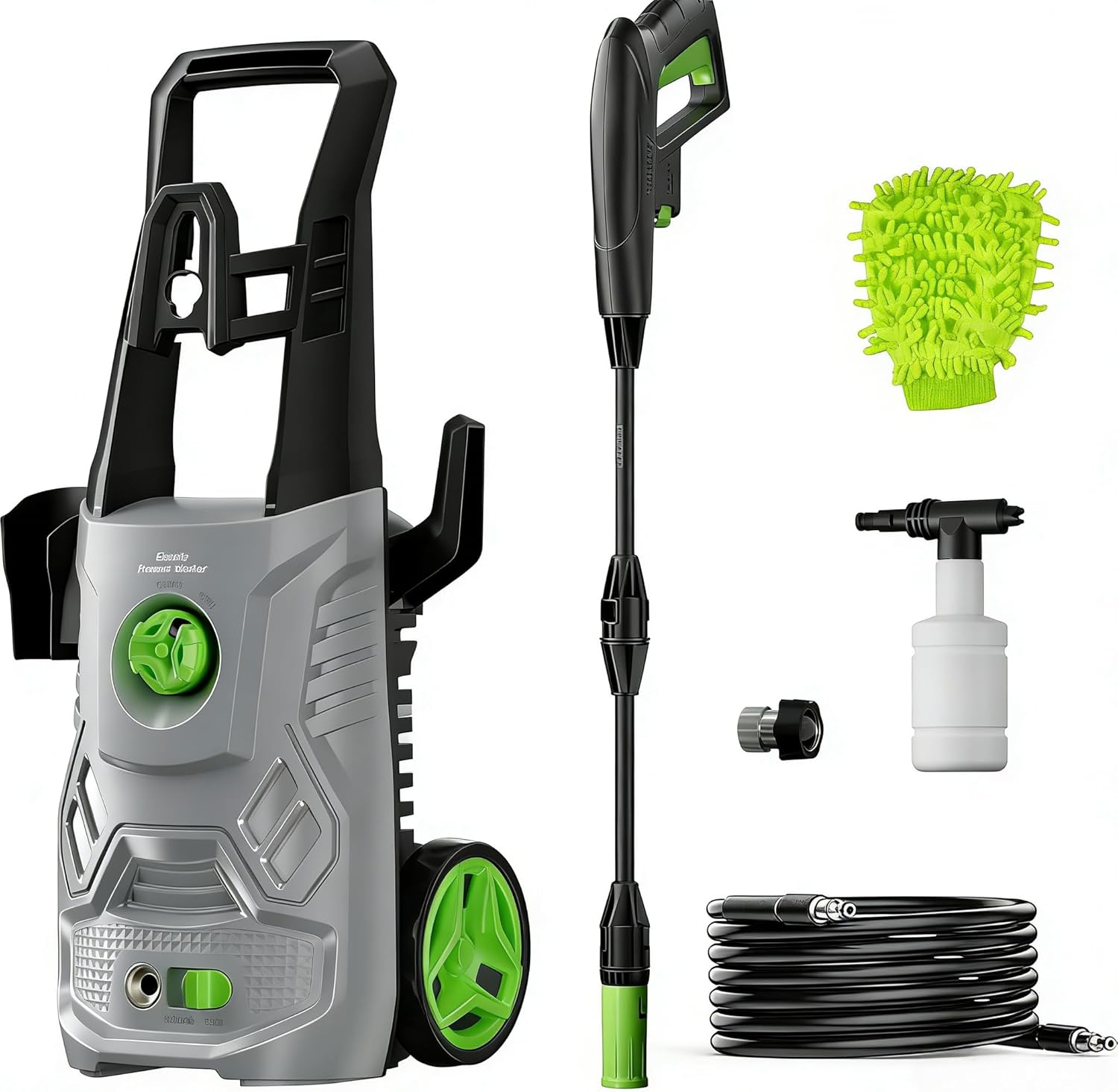 71GSPeJ6JrL._AC_SL1500_.jpg Pressure Washer, Patoolio Power Washers with Foam Cannon 4200PSI for Fences/Patios/Decks/Patios and Cars Powerwasher - Image 1