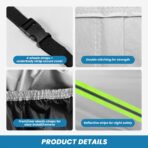 Tesla Model Y Waterproof SUV Car Cover - UV Protection All Weather Outdoor Dustproof Custom Fit with Storage Bag - Full Vehicle Protective Cover for Snow/Sun/Rain/Dust - Image 5