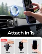 LISEN for MagSafe Car Mount, 2026 Magnetic Phone Holders for Your Car Air Vent Phone Mount, Hands Free Cell Car Phone Holder Accessories for Men Women fit iPhone 17 17e 16 15 14 13 12 Pro Max Kids - Image 4