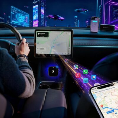 Wireless CarPlay Adapter for Apple iPhone & Android, 2-in-1 Adapter Convert Wired to Wireless Dongle - Image 6