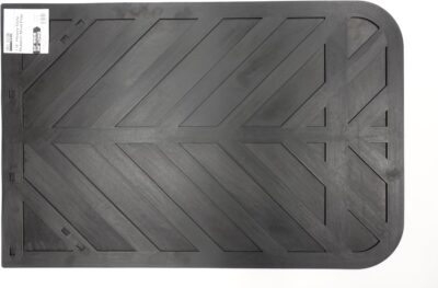 SteelVision (2 Pieces) Black Semi Truck and Trailer Mud Flaps, Rubber Mud Flap for Semi Trucks - Chevron, 24" x 36" Heavy Duty Rubber Pair Mud Flaps, Thickness: 1/4 inch, 2 pcs (24 x 36 inch) - Image 4