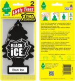 LITTLE TREES Car Air Freshener | Xtra Strength Provides Long-Lasting Scent for Auto or Home | Extra Boost of Fragrance | Black Ice, 24 Air Fresheners - Image 3