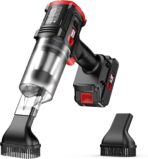 Car Vacuum Cordless, 35000PA Strong Suction Handheld Vacuum with 2 Detachable Batteries, 60Min Runtime Portable Vacuum Cleaner for Car Detailing, Pet Hair, Home Couch & Office, 350ML XL Dust Cup - Image 9