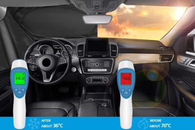 Sun Shade- Front and Side Car Windshield Sun Shade Front and Side Window Protector Block Sun Heat Visor Protection Cover Vehicle Interior Accessories Sunshades Prevent Prying and Protect Privacy - Image 4